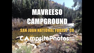 Mavreeso Campground  - San Juan National Forest, CO