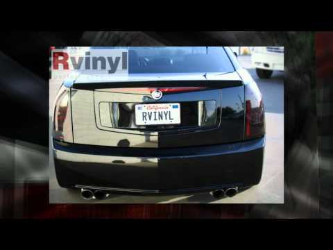 Tail Light Tint Covers - Smoked Tint on a 2003 Cadillac CTS