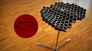 Personal fit steel pipe stool