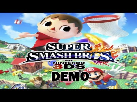 Super Smash Bros. 3DS [Demo] - First try! [2 players]