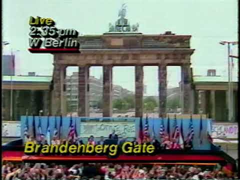 June 12, 1987 - President Reagan's Famous "Mr. Gorbachev, Tear Down This Wall"