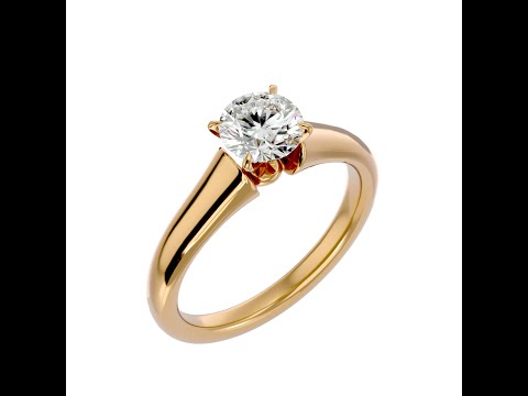 Inel de logodna Aur Galben 18k Diamant Natural - Isabella
