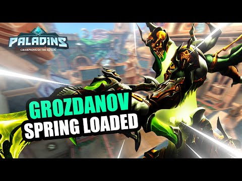 grozdanôv Vii Pro Competitive l GRANDMASTER l SPRING LOADED l PALADINS GAMEPLAY