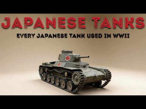 Every Japanese Tank Used in WWII | Complete Combat Vehicle Guide