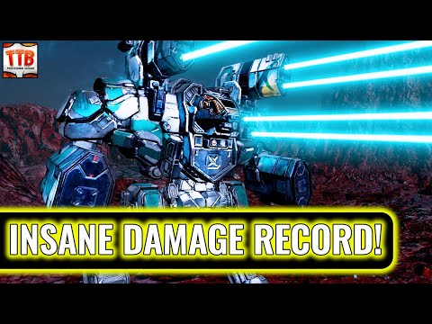 I Could Not Believe This New Damage Record! - MOST DAMAGE DONE WITH ONE MECH in Mechwarrior Online