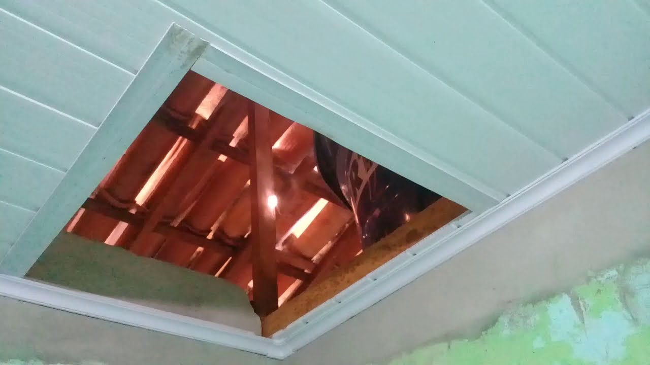 Alçapão para forro pvc. Faça você mesmo. Facil de fazer. Pix do canal 71996406620