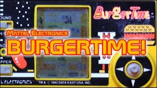 Mattel Electronics Burgertime Vintage LCD Game!