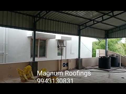 Steel / stainless steel terrace roofing shed service
