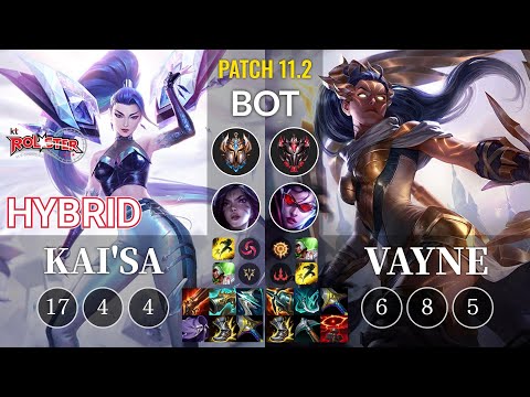 KT HyBriD Kai'Sa vs Vayne Bot - KR Patch 11.2