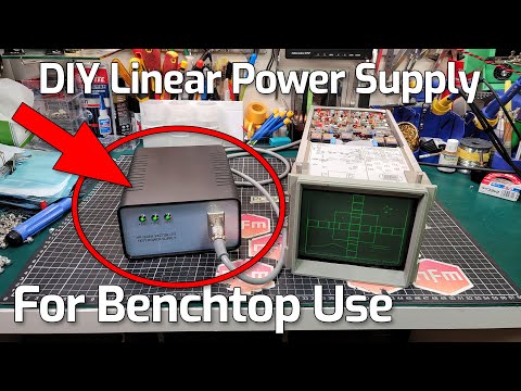 DIY Benchtop Linear Power Supply for HP 1345A / HP 4145A and 4145B