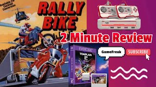 Rally Bike 2 Minute Review on the Toaplan Arcade 2 Cart on the Evercade #review #evercade #gaming