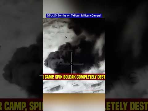 Pakistani Air Force Strikes Taliban Camp in Afghanistan!