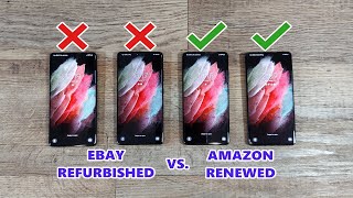 Buying Used Smart Phone From Amazon Renewed Vs Ebay Refurbished