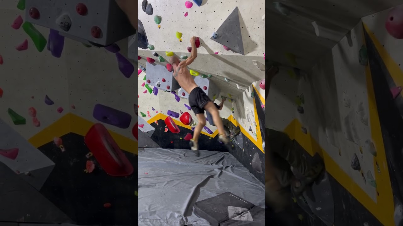 How to climb, when real rocks is not available? Go to the gym and do bouldering.