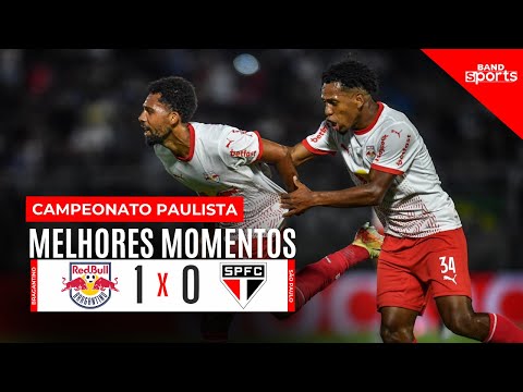 SÃO PAULO PERDE COM UM JOGADOR A MAIS PARA O BRAGANTINO NO PAULISTÃO | MELHORES MOMENTOS