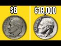 10 Rare Dimes You Might Have! | Dimes worth Big Money!