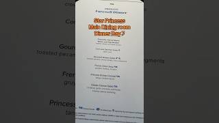 Star Princess Main Dining Room Dinner Day 7