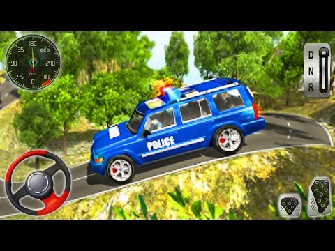 Offroad Police Jeep Driving Mountain - 4x4 Climb Hill Drive Simulator - Android GamePlay