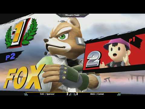 Construct 104 -  MAG | Comet vs CsG | Spencer  - Smash 4 Singles Winners Finals