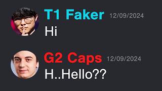 [閒聊] Faker Texted Caps Before Worlds?!