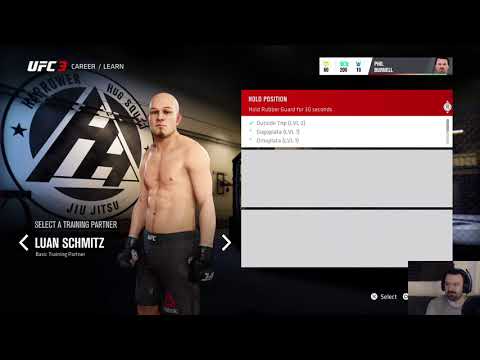 EA Sports UFC3 My Career playthrough pt11 - WHAT IS RUBBER GUARD?!?!