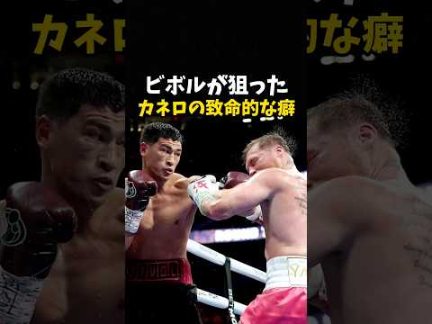 ビボルが狙ったカネロの致命的な癖 #ボクシング #格闘技 #boxing