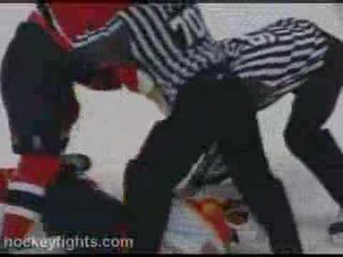 Cam Janssen vs. Montador Round 2