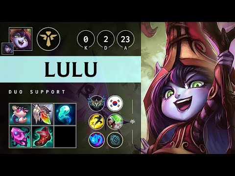 Lulu Support vs Rakan - KR Challenger Patch 14.24