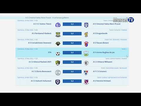 Jurnal MUSCEL TV 27.05.2022 SPORT - Fotbal - CJ Nord, programul etapei  26