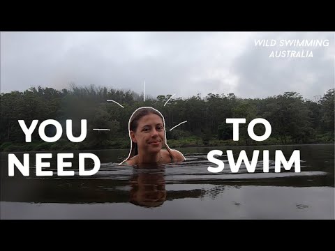 EARLY MORNING WILD SWIM IN THE RAIN - Nothing feels this good! Kangaroo valley Australia