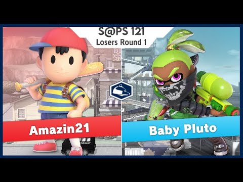 S@PS 121 Ultimate Singles - Amazin21(Ness) vs Baby Pluto(Inkling/Fox/DK) Losers R1