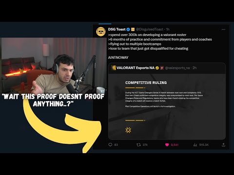 Tarik on VALORANT GC CHEATER Against DSG with ''PROOF''
