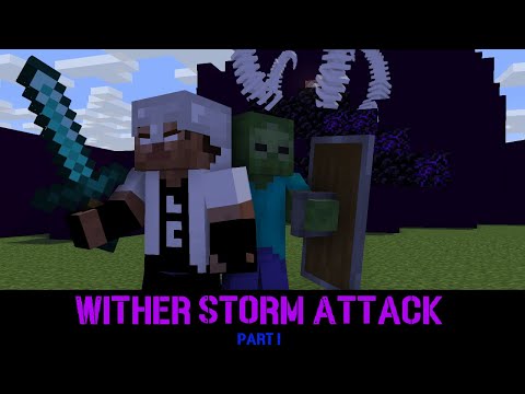 Part - 1 Wither Storm Is Invading The World [Battle Story] Monster School LET'S CRAFT ANIMATED