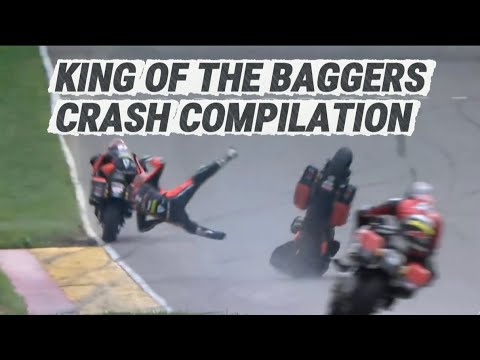 Moto America | King Of The Baggers Crash Compilation