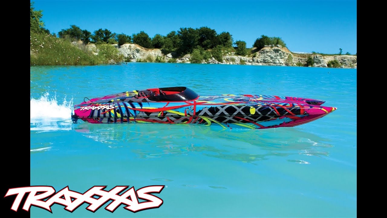 RC loď Traxxas DCB M41 RTR, červená