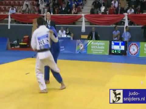 Judo 2009 Antalya: Paata Merebashvili (GEO) - Robert Mshvidobadze (RUS) [-60kg] final.