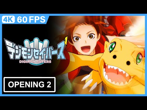 Digimon Savers Opening 2 |Creditless| [4K 60FPS Remastered]