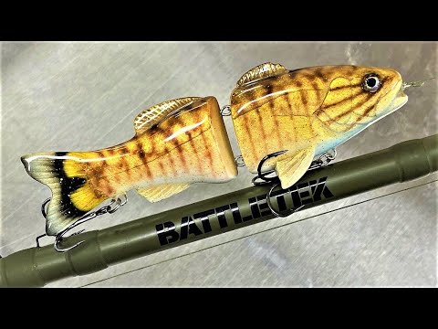 Making a Very Detailed SmallMouth Bass Lure