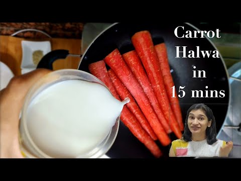 , title : 'Gajar Ka Halwa in 15 min | Easy Gajar halwa Recipe | Quick Carrot Halwa | गाजर हलवा | गजरेला #halwa