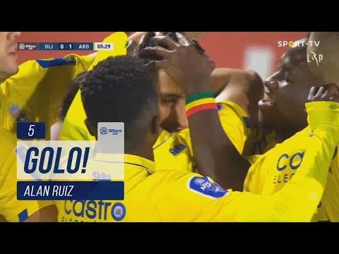 Goal | Golo Alan Ruiz: UD Oliveirense 0-(1) FC Arouca (Taça da Liga 22/23 - Fase 1 - Jornada 4)