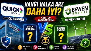 Quick Sigorta mı? Bewen Enerji mi? Hangi Halka Arz Daha İyi? | Tüm Det