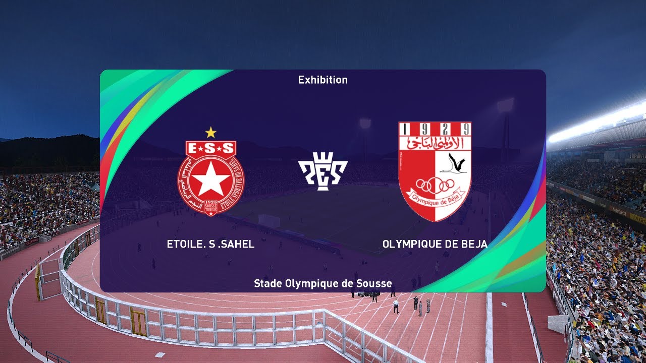 Etoile Sportive Du Sahel vs Olympique Béja (31/08/2024)  Tunisian Ligue Professionnelle 1 PES 2021