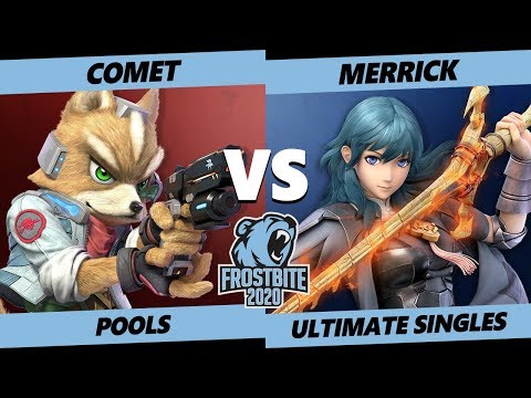 Frostbite 2020 SSBU Pools - Comet (Fox) Vs. Reach | Merrick (Joker, Byleth) Smash Ultimate Singles