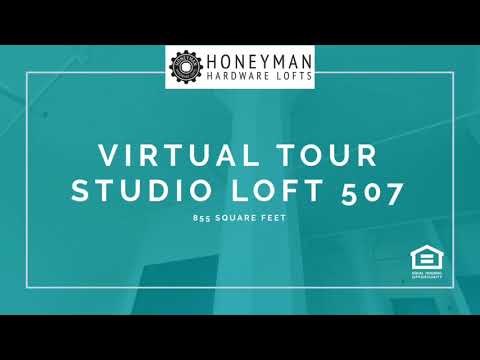 Studio Loft 507 Virtual Tour at Honeyman Hardware Lofts