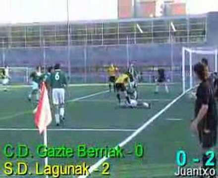 Gazte Berriak 0 - Lagunak 2