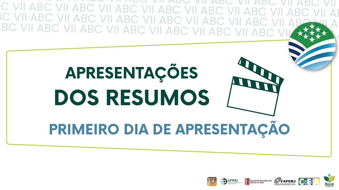 Dia 1 de Apresentações VII ABC