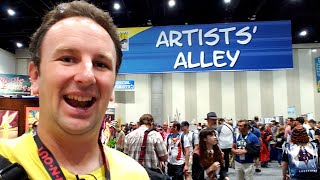 San Diego Comic Con 2018 Artists Alley and Small Booths LIVE