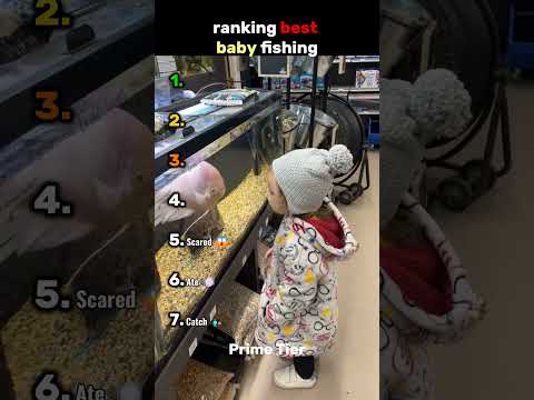 Ranking the best baby fishing moments 🎣👶#usa