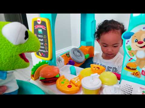 Pretend Play Food Truck Kitchen Toy Cooking Playset | Pizza Hamburger Taco