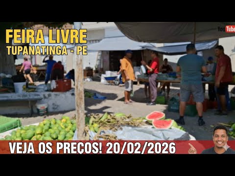 Feira Livre de Tupanatinga-Pe 20/02/2026 #tupanatinga #feiralivre #pernambuco #nordeste 